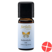Farfalla 10 ml cedarwood red essential oil bottle