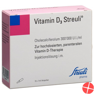 Vitamin D3 Streuli Injektionslösung 300000 E/ml 10x 1ml