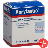 Acrylastic 2.5 m x 6 cm elastic bandage