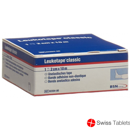 Leukotape Classic plaster tape 10mx2cm buy online Leukotape Classic plaster tape 10mx2cm buy online