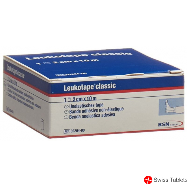 Leukotape Classic plaster tape 10mx2cm buy online Leukotape Classic plaster tape 10mx2cm buy online