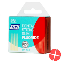 TePe Zahnhölzer mit Fluorid aus Birkenholz Dünn 125 Stück TePe Zahnhölzer mit Fluorid aus Birkenholz Dünn 125 Stück
