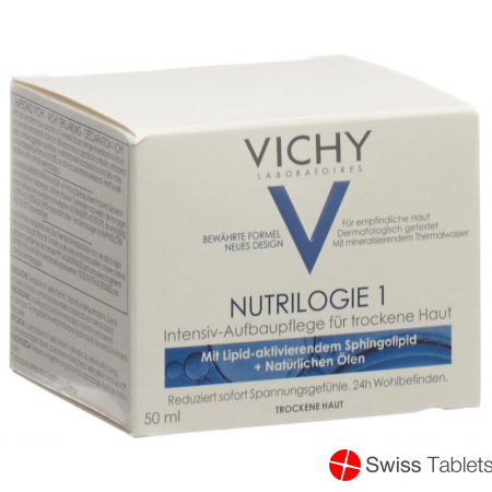 Vichy Nutrilogie 1 Intensive skin care for dry skin 50ml buy online