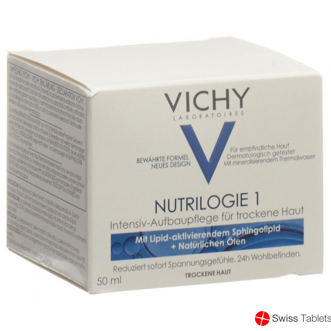 Vichy Nutrilogie 1 Intensive skin care for dry skin 50ml buy online