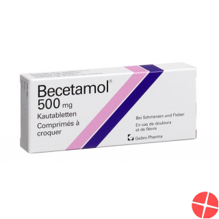Becetamol Kautabletten 500mg 20 Stück