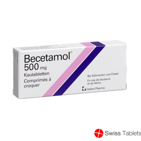 Becetamol Kautabletten 500mg 20 Stück buy online