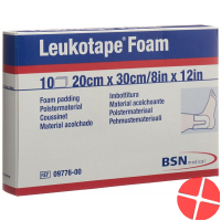 Leukotape Foam Polstermaterial 20x30cm 10 Stück