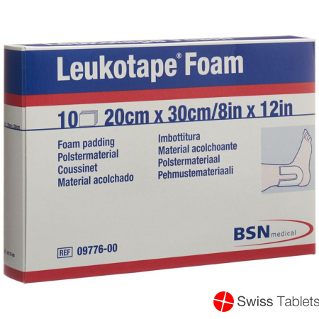 Leukotape Foam Polstermaterial 20x30cm 10 Stück buy online
