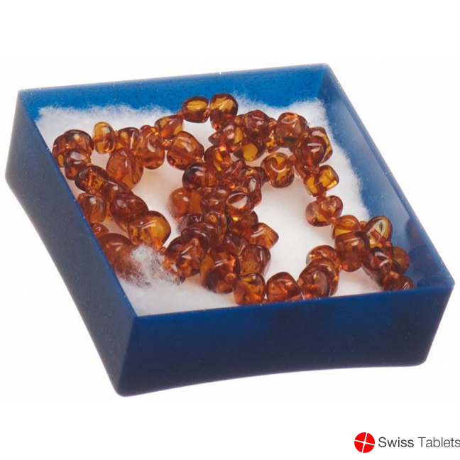 Ra Bernsteinkette Geknuepft 40cm Hals Bsk 40a buy online
