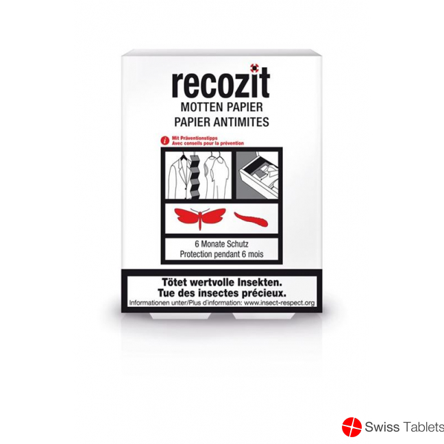 Recozit Motten Papier 2x 5 Stück buy online