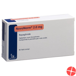 Novonorm Tabletten 2mg 90 Stück