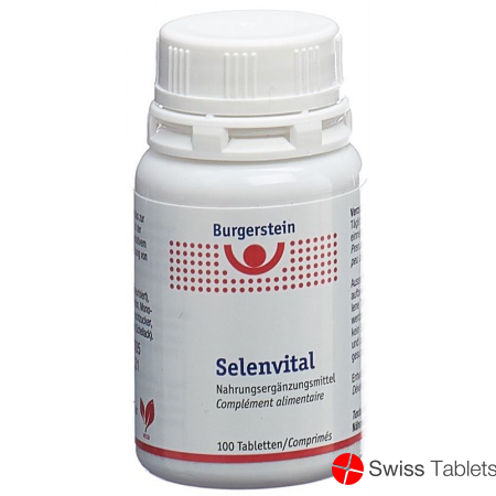 Burgerstein Selenvital tablets 100 pieces buy online