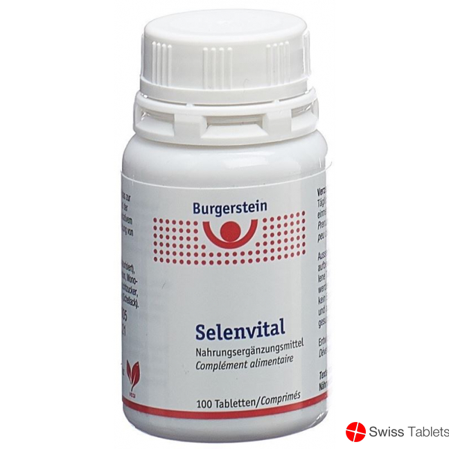 Burgerstein Selenvital tablets 100 pieces buy online
