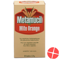 Metamucil N Mite Pulver Orange 30 Beutel
