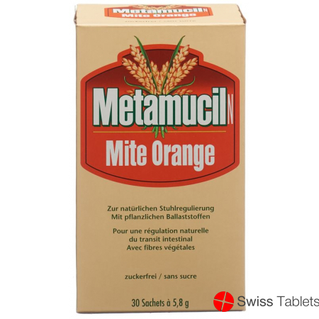 Metamucil N Mite Pulver Orange 30 Beutel buy online
