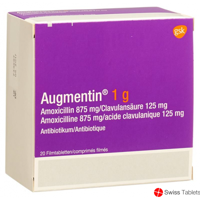 Augmentin Tabletten 1g Erwachsene 20 Stück buy online