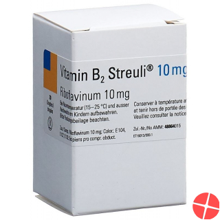Vitamin B2 Streuli Dragees 10mg 20 Stück