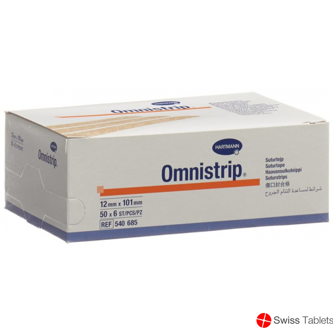 Omnistrip Wundnahtstreifen 12x101mm 50x 6 Stück buy online