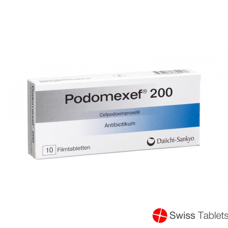 Podomexef Filmtabletten 200mg 10 Stück buy online