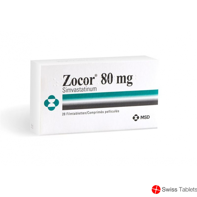 Zocor Filmtabletten 80mg 28 Stück buy online