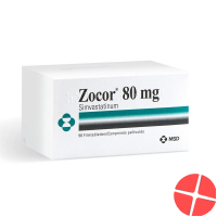 Zocor Filmtabletten 80mg 98 Stück