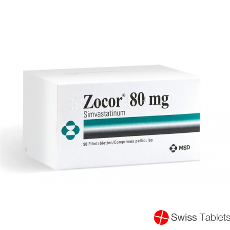Zocor Filmtabletten 80mg 98 Stück buy online