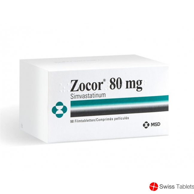 Zocor Filmtabletten 80mg 98 Stück buy online
