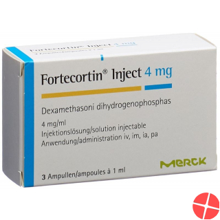 Fortecortin Inject Injektionslösung 4mg/ml 3 Ampullen 1ml
