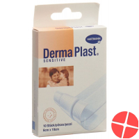 Dermaplast Sensitive Quick Bandage White 6x10cm 10 Pieces Dermaplast Sensitive Quick Bandage White 6x10cm 10 Pieces