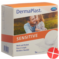 Dermaplast Sensitive Quick Bandage White 6cmx5m Roll