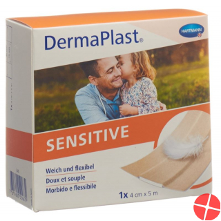 Dermaplast Sensitive Quick Bandage Skin-Coloured 4cmx5m Roll