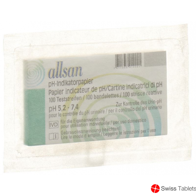 Allsan pH indicator paper 5.2-7.4 100 pcs