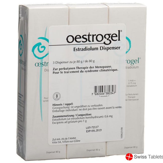 Oestrogel Gel 3 Disp 80g buy online