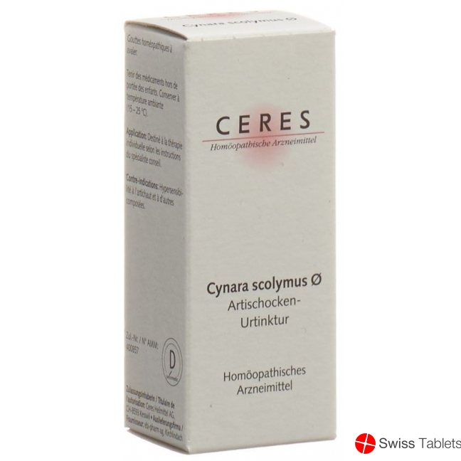 Ceres Cynara Scolymus Urtinkt 20ml buy online