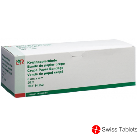 Lohmann Krepp Papier Binde 8cmx4m 20 Stück buy online