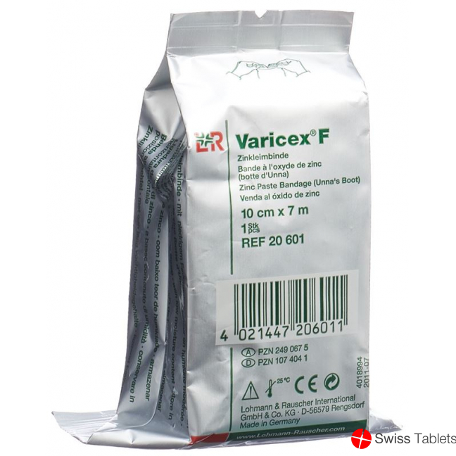 Varicex F zinc paste bandage 10cmx7m buy online