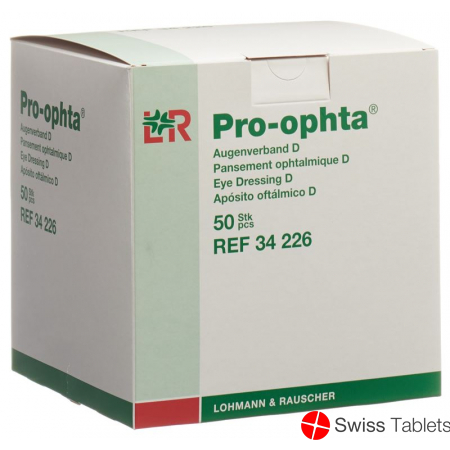 Pro-Ophta Augenverband D Lichtdicht Beige 50 Stück buy online