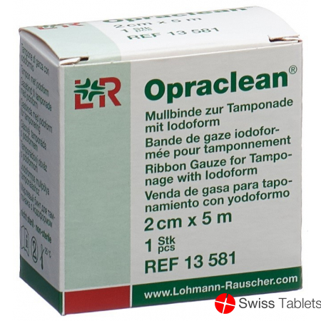 Opraclean Jodoform Tamponade 2cmx5m buy online