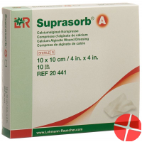 Suprasorb A Calcium Alginat Kompresse 10cmx10cm 10 Stück Suprasorb A Calcium Alginat Kompresse 10cmx10cm 10 Stück