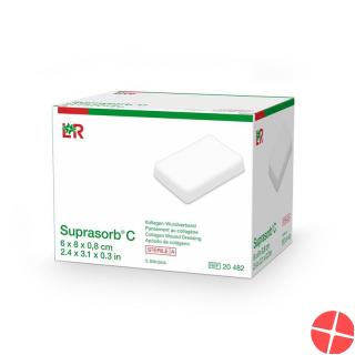 Suprasorb C Kollagenverband 6x8cm Steril 5 Stück