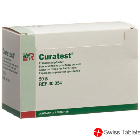 Curatest Vlies Testpflaster 7.5x12.5cm 50 Stück buy online