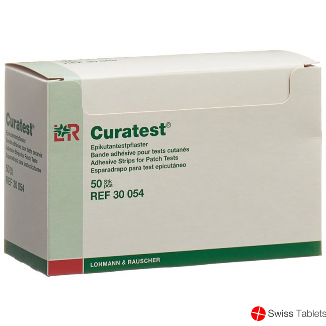 Curatest Vlies Testpflaster 7.5x12.5cm 50 Stück buy online
