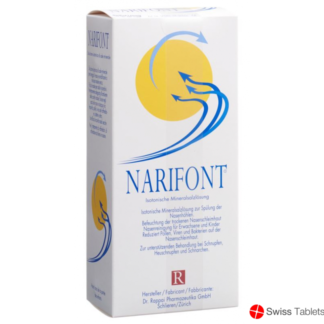 Narifont isotonische Mineralsalzlösung ohne Ballonpumpe 500ml buy online
