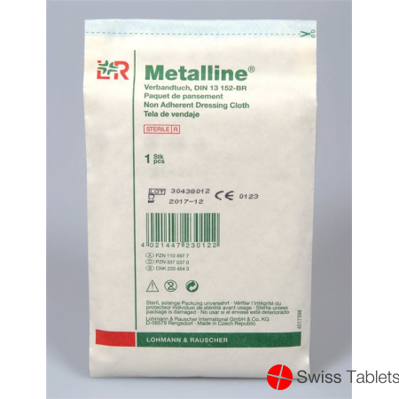 Metalline Verbandtuch Steril 40x60cm buy online