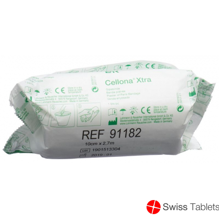 Cellona Xtra Gipsbinden 2.75mx10cm Weiss 60 Stück buy online