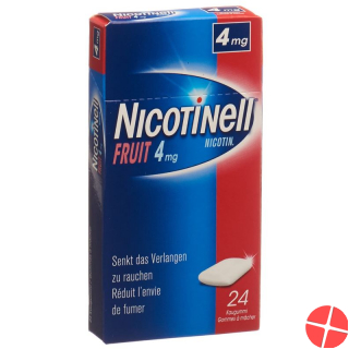 Nicotinell Fruit 4mg 24 Kaugummi