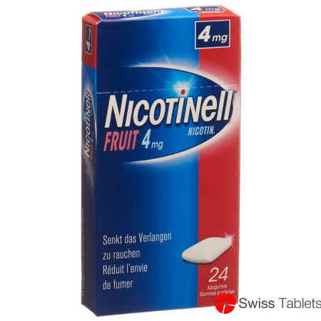 Nicotinell Fruit 4mg 24 Kaugummi buy online