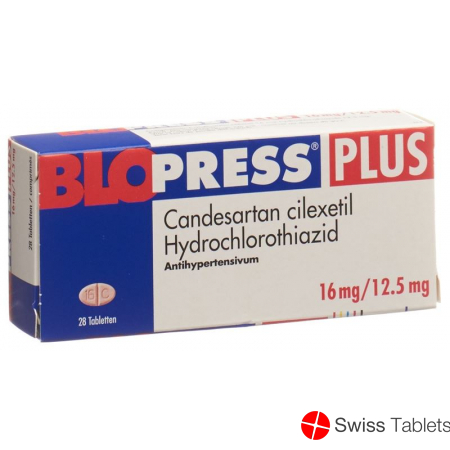 Blopress Plus Tabletten 16/12.5mg 28 Stück buy online