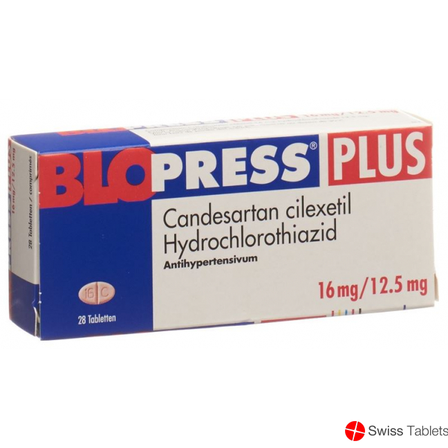 Blopress Plus Tabletten 16/12.5mg 28 Stück buy online