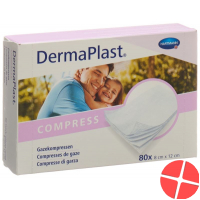 DermaPlast Gazekompressen 8x12cm 80 Stück